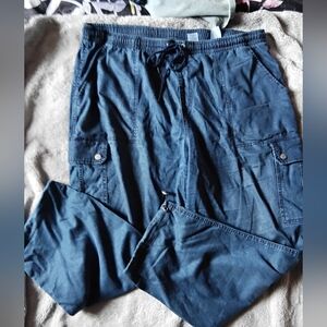 Time and Tru Men's Navy Cargo Pants